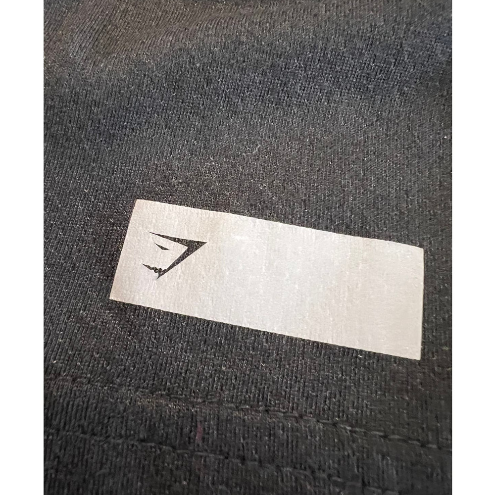 Gymshark Black Long Sleeve Crew Neck T-Shirt Size M - Picture 3 of 4